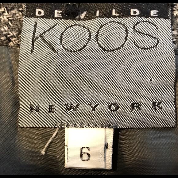 Koos Van Den Akker Size 2 Vintage 2-Piece Wool Collage Patchwork Suit - Picture 14 of 16